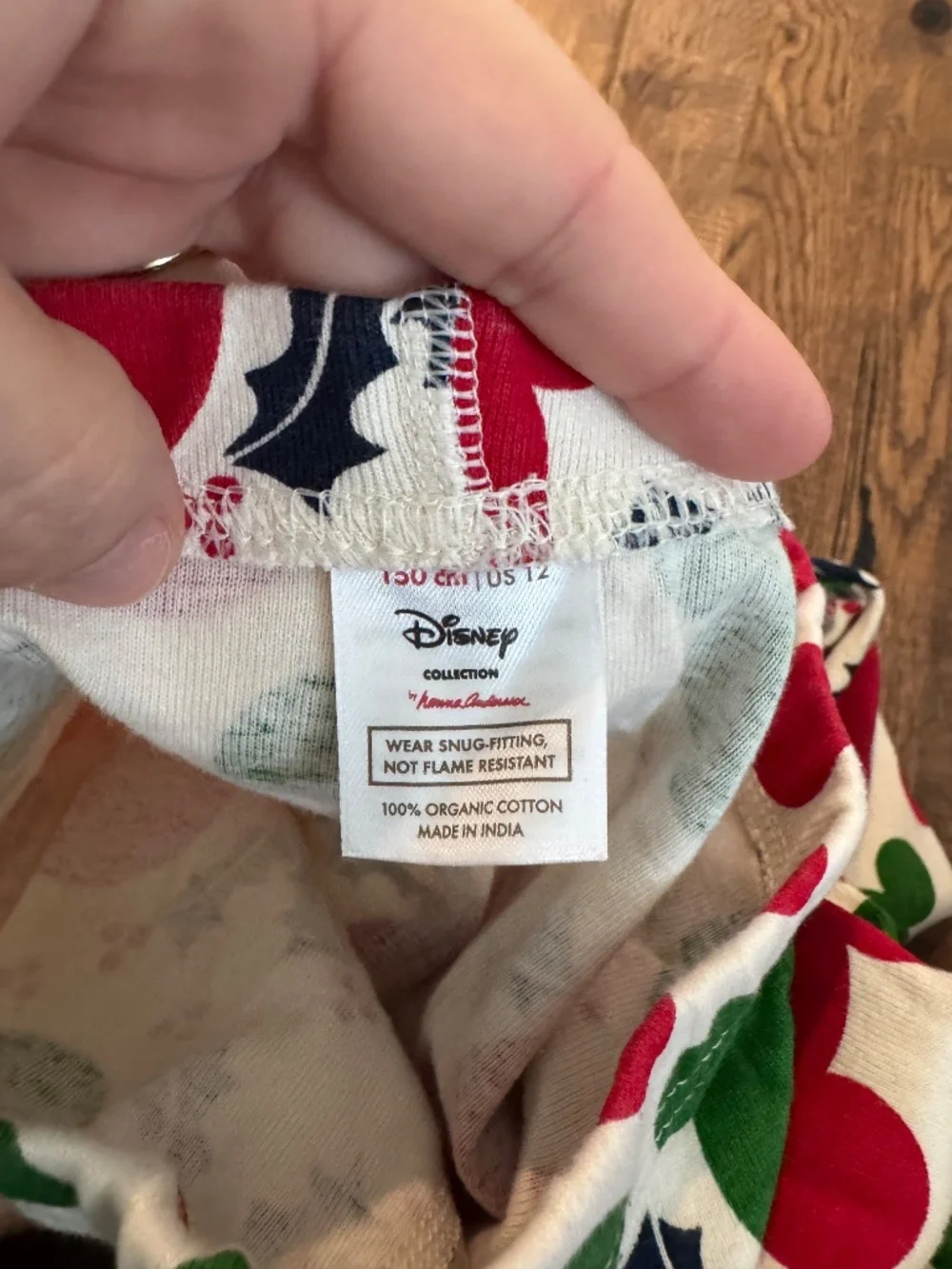 NEW Hanna Andersson Disney Mickey Mouse Christmas Pajamas Set Size 150 12